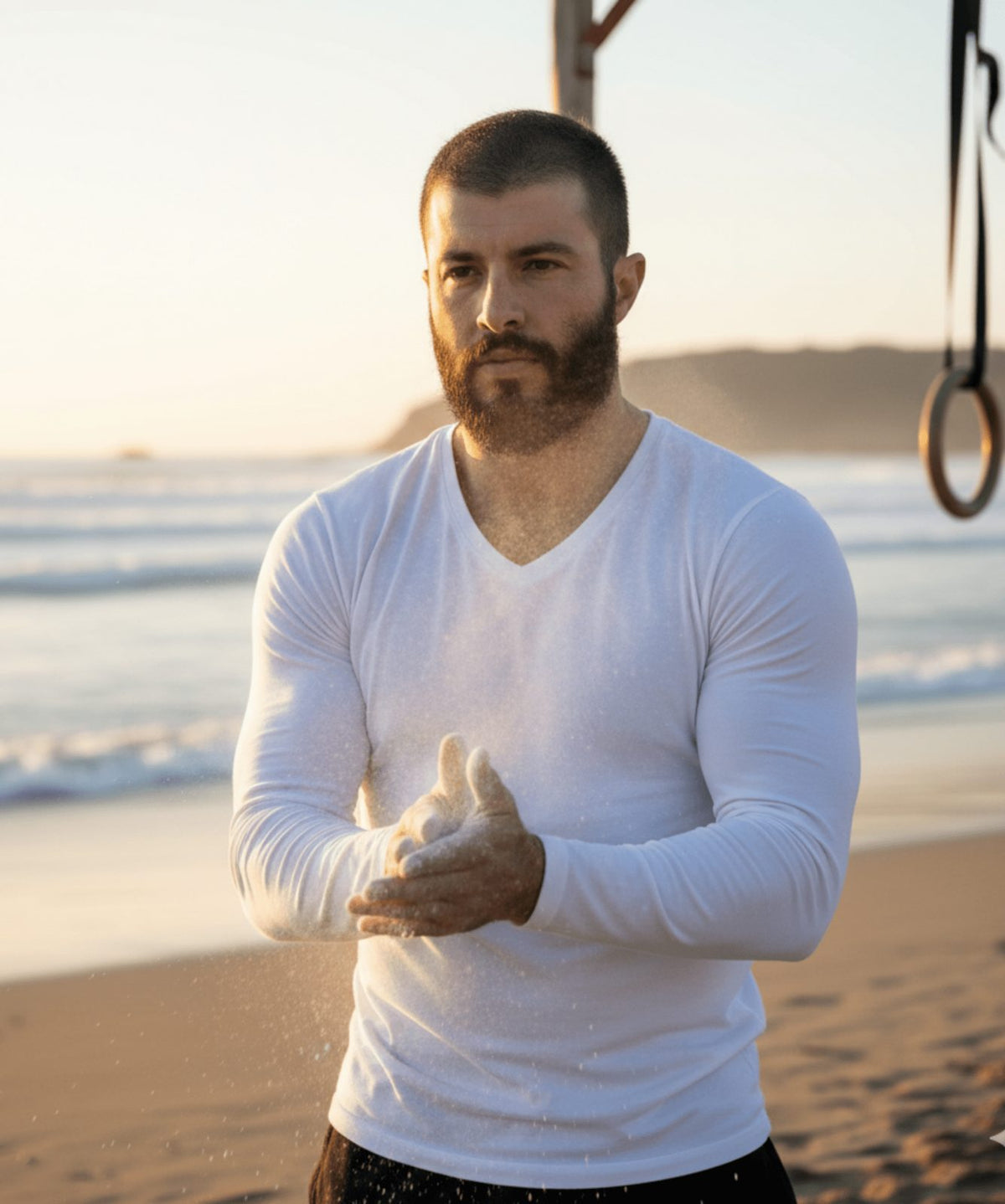 V NECK Nano - Tech PCM Base Layer Shirt - Fast Dry, Sweat Reduction 25% - MC Armor